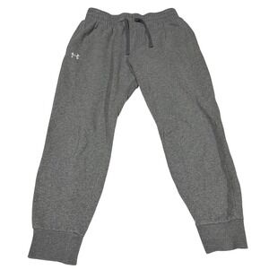 Under Armour Mens Rival Fleece Joggers Gray Sweatpants Medium MD Athletic Pants
